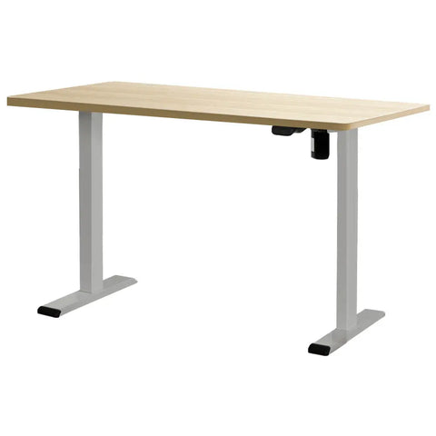 Artiss Standing Desk Motorised 140CM White Oak Chez Guru
