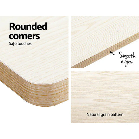 Artiss Standing Desk Motorised 140CM White Oak Chez Guru