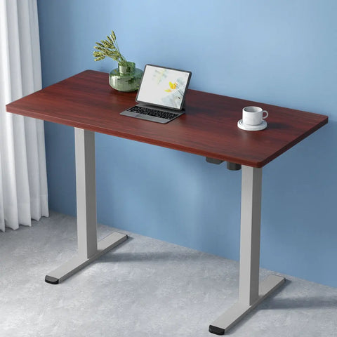 Artiss Standing Desk Motorised 140CM Walnut Chez Guru