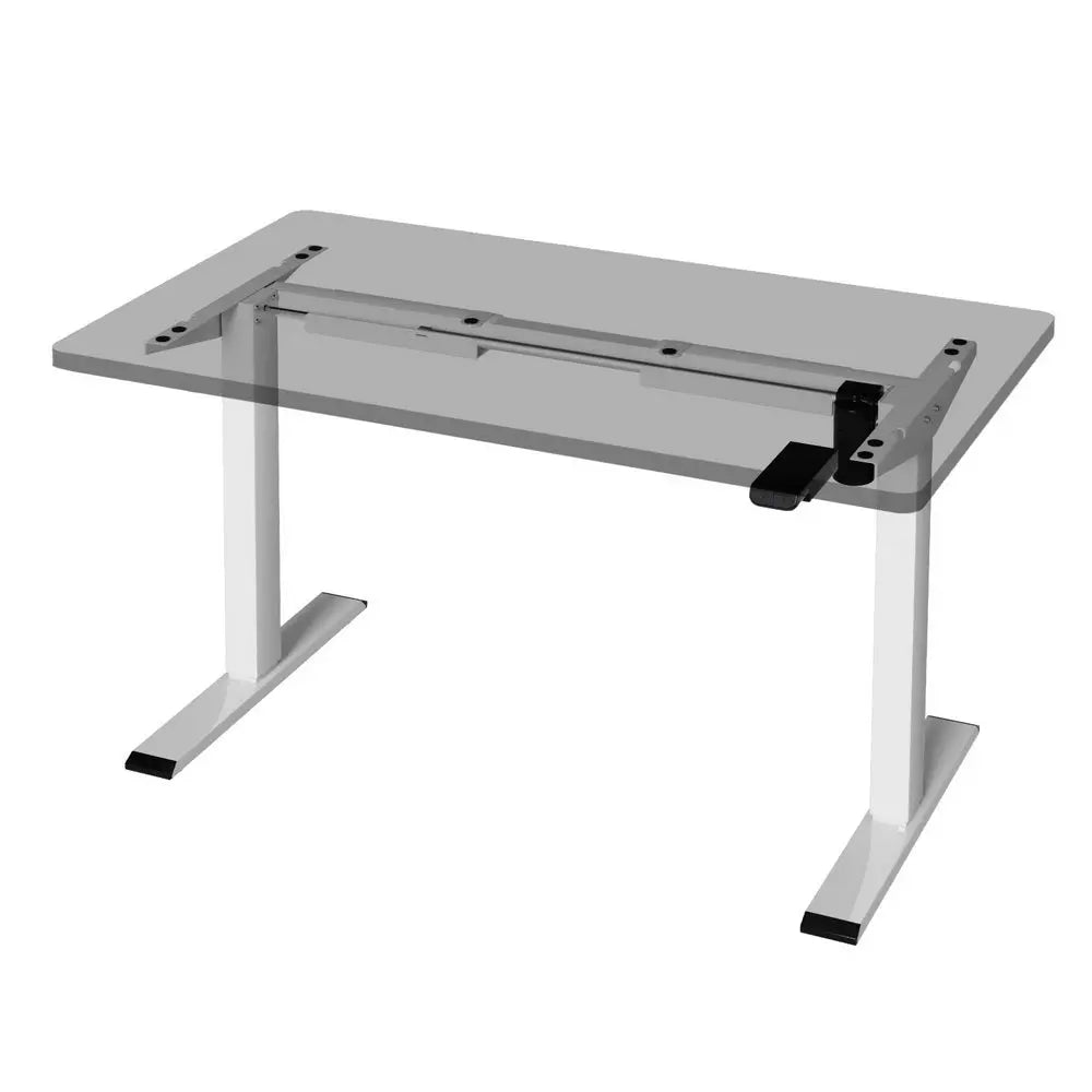 Artiss Electric Standing Desk Frame Only Height Adjustable 70KG Load White Chez Guru