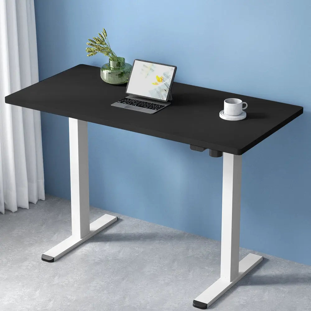 Artiss Standing Desk Motorised Sit Stand Desks Black 120CM Chez Guru