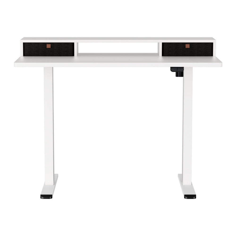 Artiss Electric Standing Desk with Storage Shelf Drawer Office Table 120CM Chez Guru