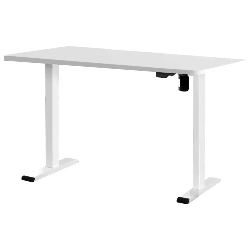 Artiss Standing Desk Motorised Sit Stand Desks White 140CM Chez Guru