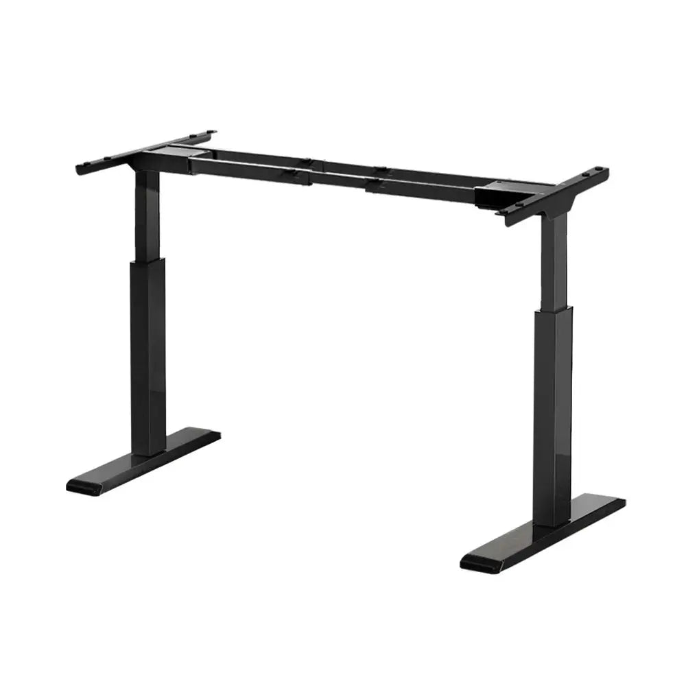 Artiss Standing Desk Frame Only Dual Motor Motorised Black Chez Guru