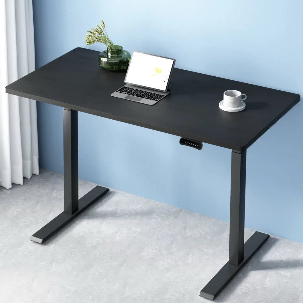 Artiss Standing Desk Motorised Dual Motor Black 120CM Chez Guru