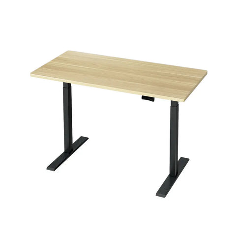 Artiss Standing Desk Motorised Dual Motor Oak 120CM Chez Guru