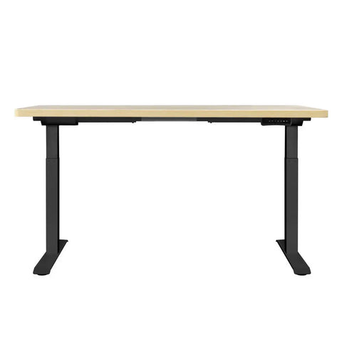 Artiss Standing Desk Motorised Dual Motor White Oak 140CM Chez Guru