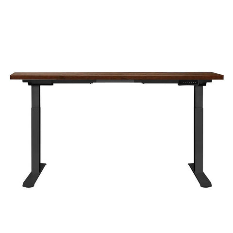 Artiss Standing Desk Motorised Dual Motor Rustic Brwon 140CM Chez Guru