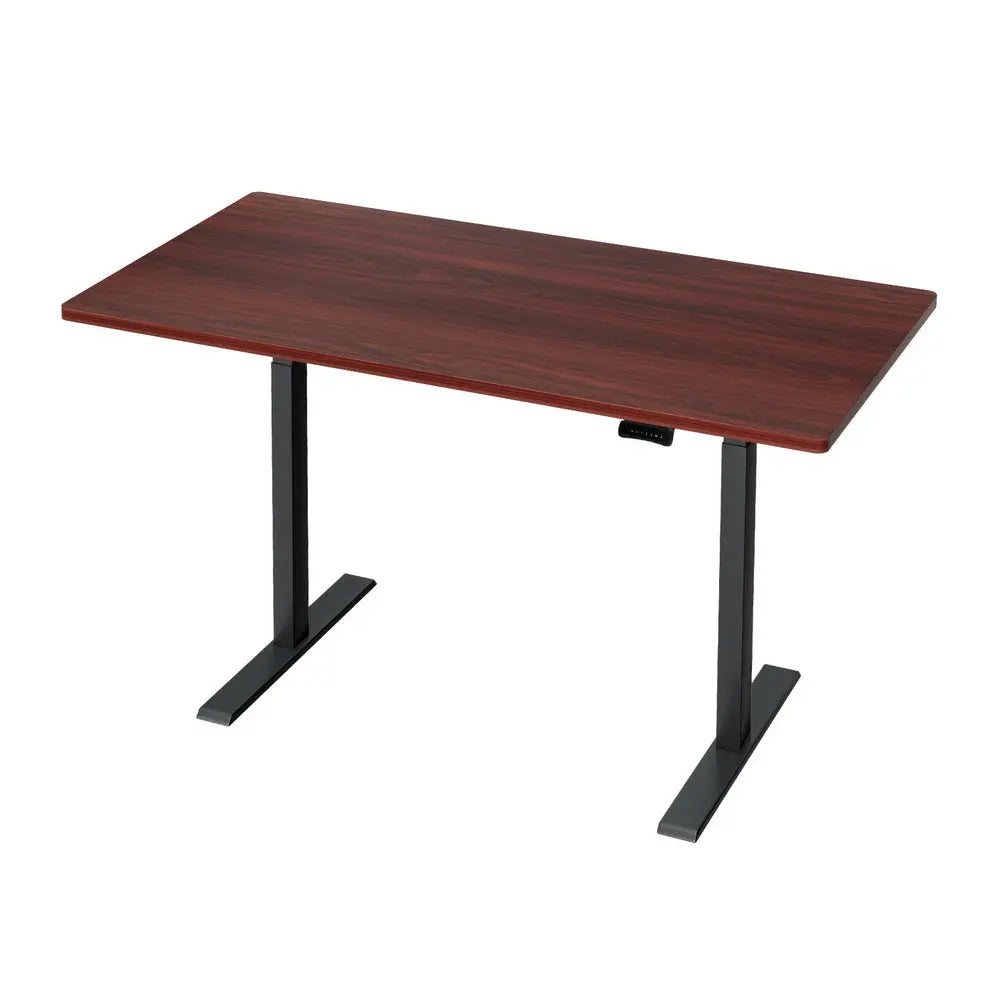 Artiss Standing Desk Motorised Dual Motor Walnut 140CM Chez Guru