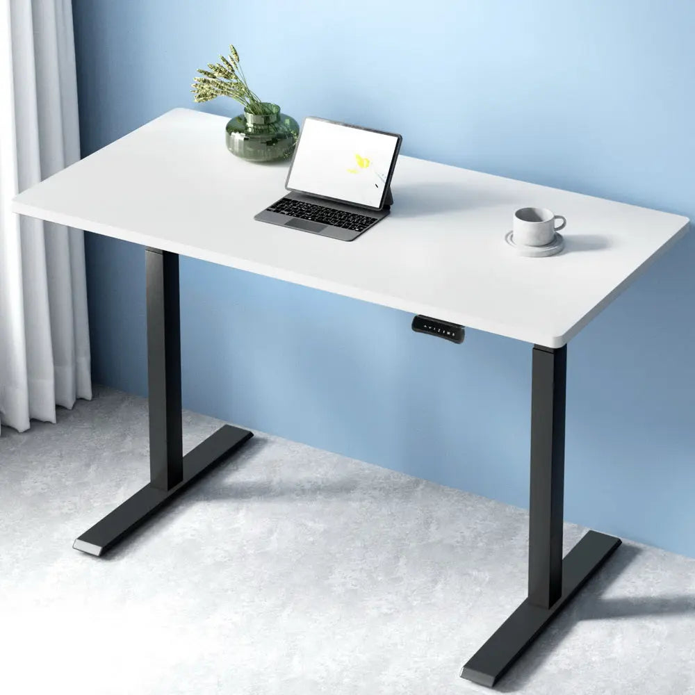 Artiss Standing Desk Motorised Dual Motor White 120CM Chez Guru