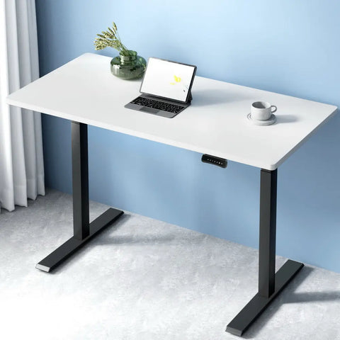 Artiss Standing Desk Motorised Dual Motor White 120CM Chez Guru