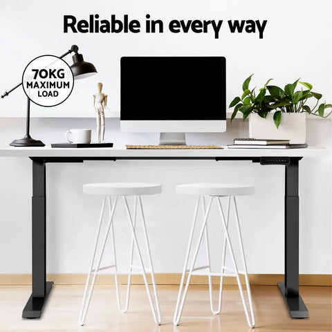 Artiss Standing Desk Motorised Dual Motor White 140CM Chez Guru