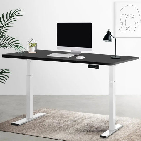 Artiss Standing Desk Motorised Dual Motor 140CM Black Chez Guru
