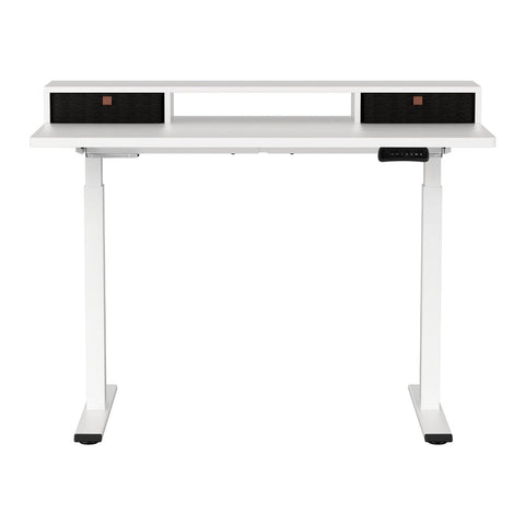 Artiss Electric Standing Desk Dual Motor Office Table With Shelf Drawer120CM Chez Guru