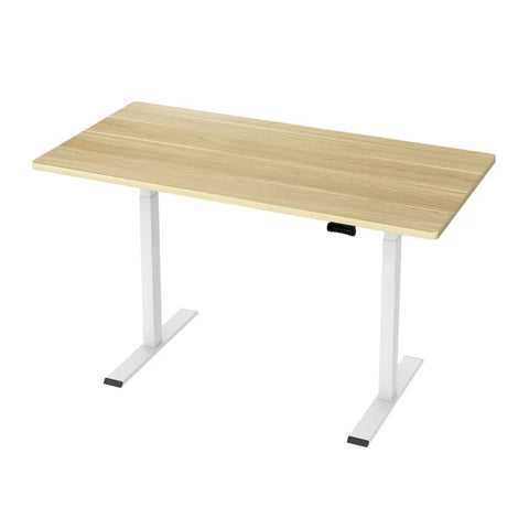 Artiss Standing Desk Motorised Dual Motor 140CM White Oak Chez Guru