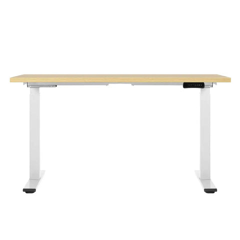 Artiss Standing Desk Motorised Dual Motor 140CM White Oak Chez Guru