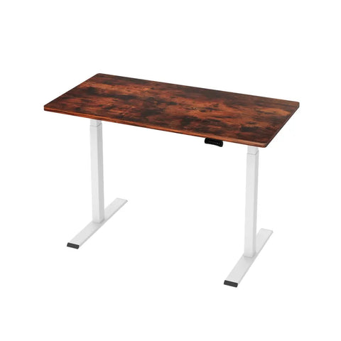 Artiss Standing Desk Motorised Dual Motor 120CM Rustic Brwon Chez Guru