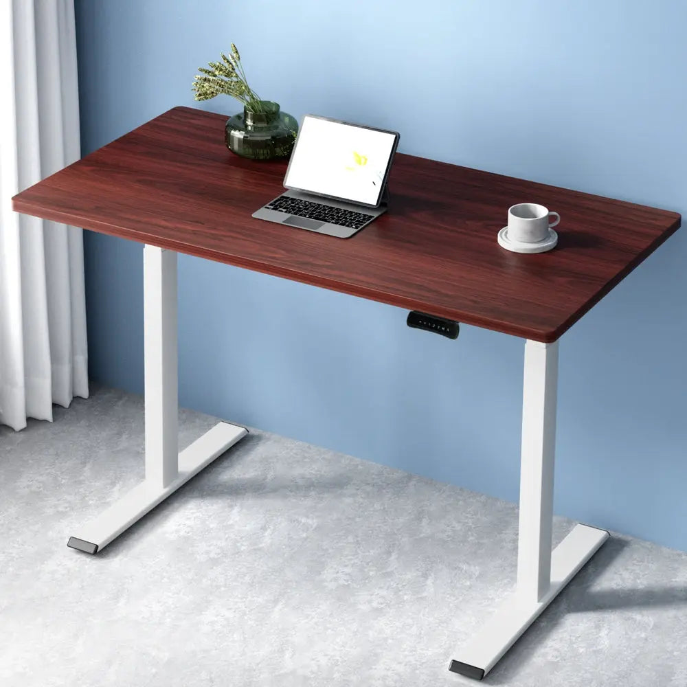 Artiss Standing Desk Motorised Dual Motor 120CM Walnut Chez Guru