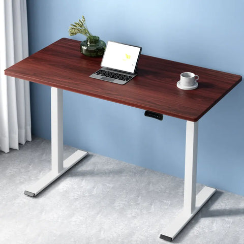 Artiss Standing Desk Motorised Dual Motor 120CM Walnut Chez Guru