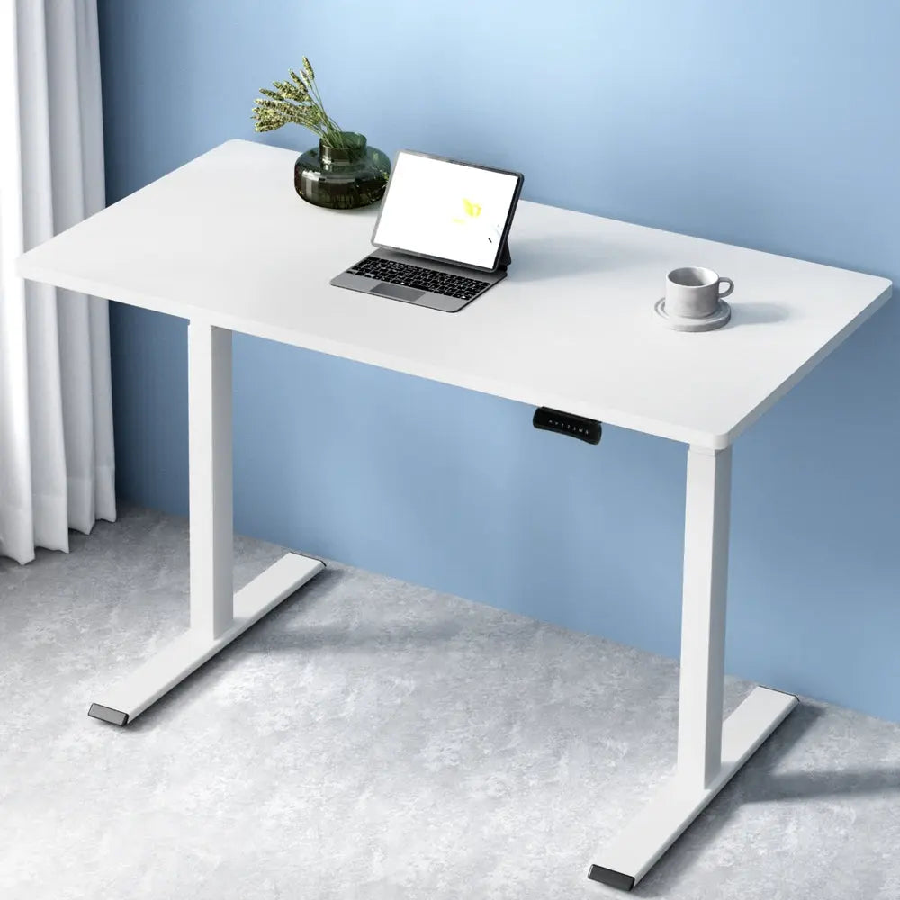 Artiss Standing Desk Motorised Dual Motor 120CM White Chez Guru