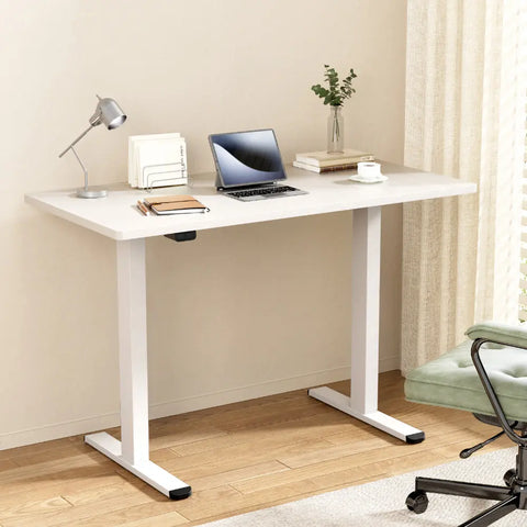 Artiss Standing Desk Motorised Dual Motor 140CM White Chez Guru