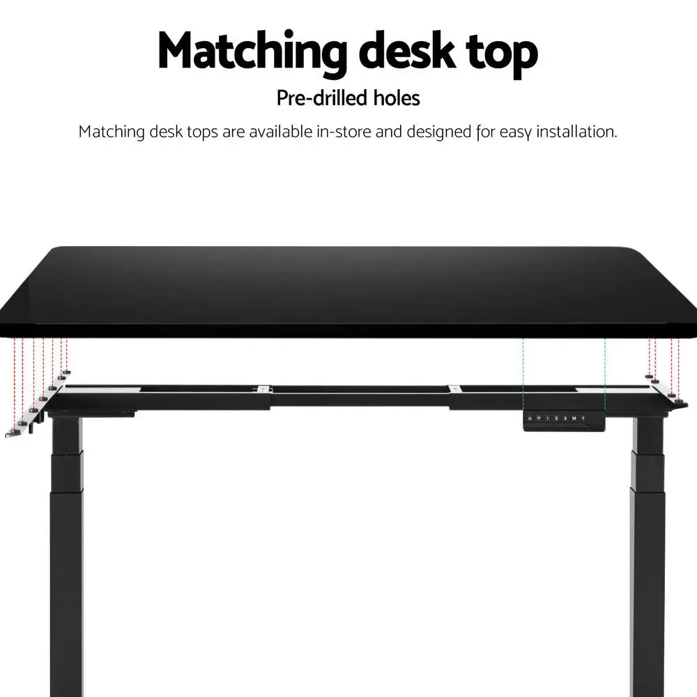 Artiss Standing Desk Frame Only L-shape Motorised Chez Guru