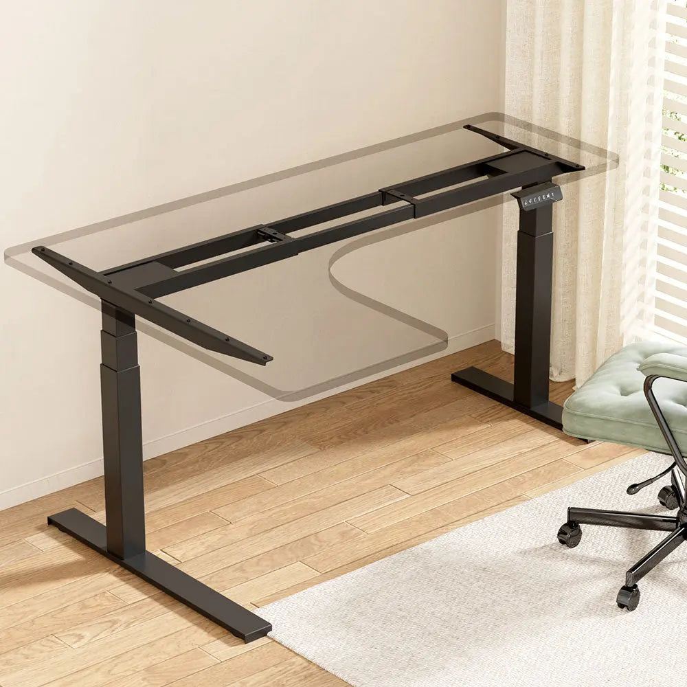 Artiss Standing Desk Frame Only L-shape Motorised Chez Guru
