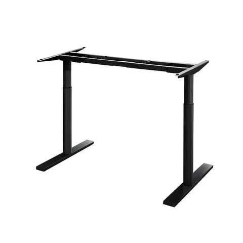 Artiss Standing Desk Frame Only Dual Motor Motorised Adjustable 125KG Load Black Chez Guru
