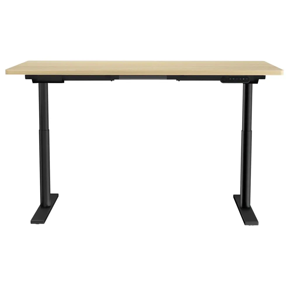 Artiss Standing Desk Motorised Electric Dual Motor White Oak 140CM Chez Guru