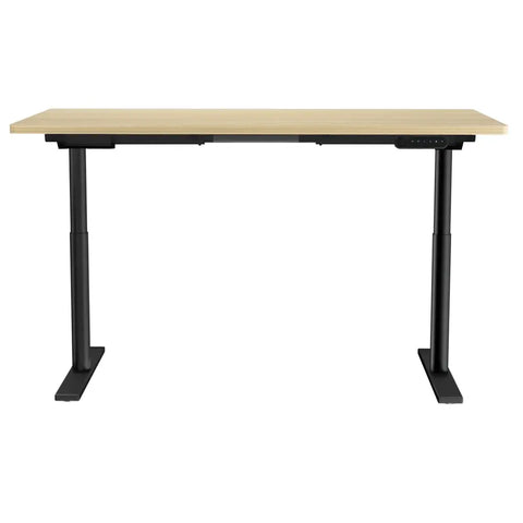 Artiss Standing Desk Motorised Electric Dual Motor White Oak 140CM Chez Guru
