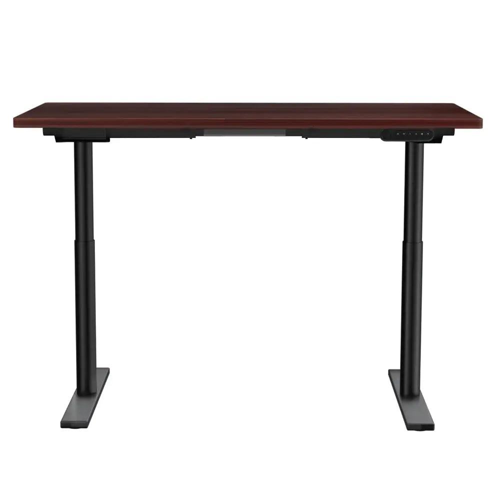 Artiss Standing Desk Motorised Electric Dual Motor Walnut 120CM Chez Guru