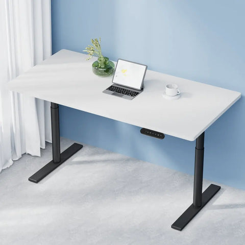 Artiss Standing Desk Motorised Electric Dual Motor White 140CM Chez Guru