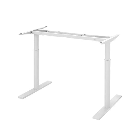 Artiss Standing Desk Frame Only Dual Motor Motorised Adjustable 125KG Load White Chez Guru