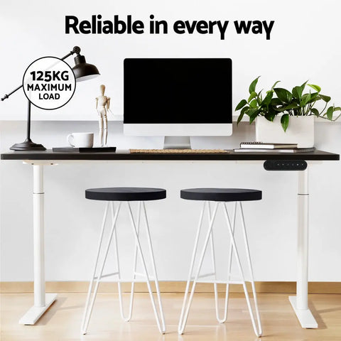 Artiss Standing Desk Motorised Electric Dual Motor 120CM Black Chez Guru