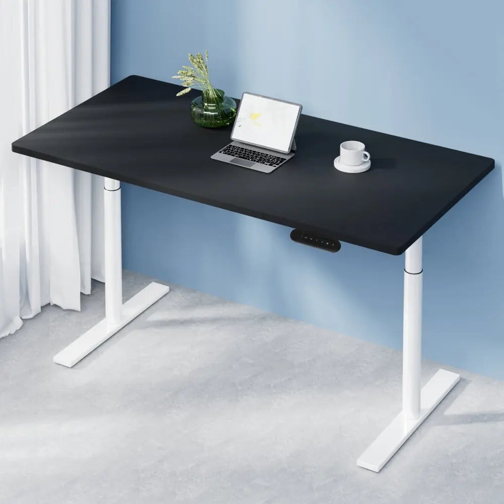 Artiss Standing Desk Motorised Electric Dual Motor 140CM Black Chez Guru