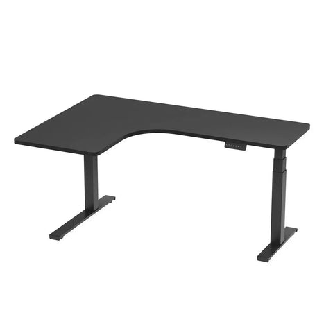 Artiss Standing Desks L-shape Motorised 160CM Black Chez Guru