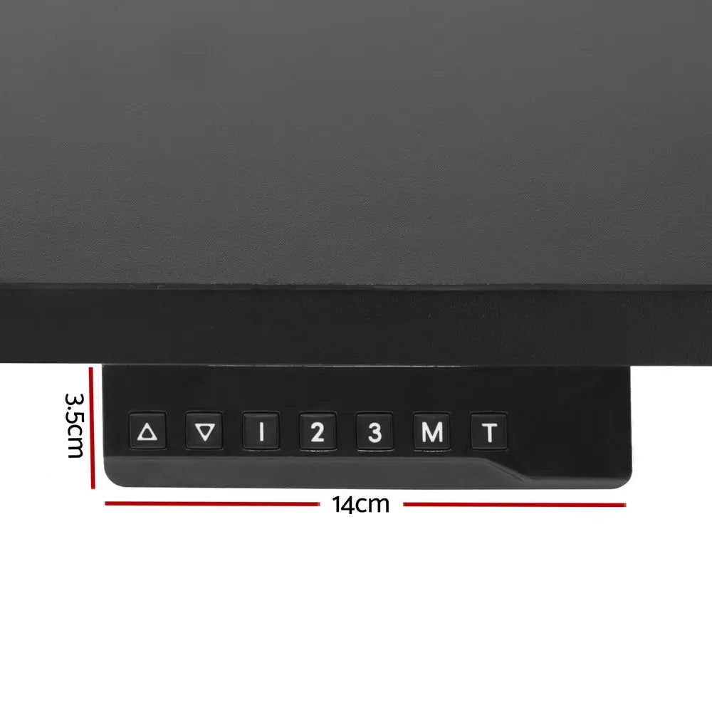 Artiss Standing Desks L-shape Motorised 160CM Black Chez Guru