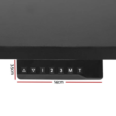 Artiss Standing Desks L-shape Motorised 160CM Black Chez Guru
