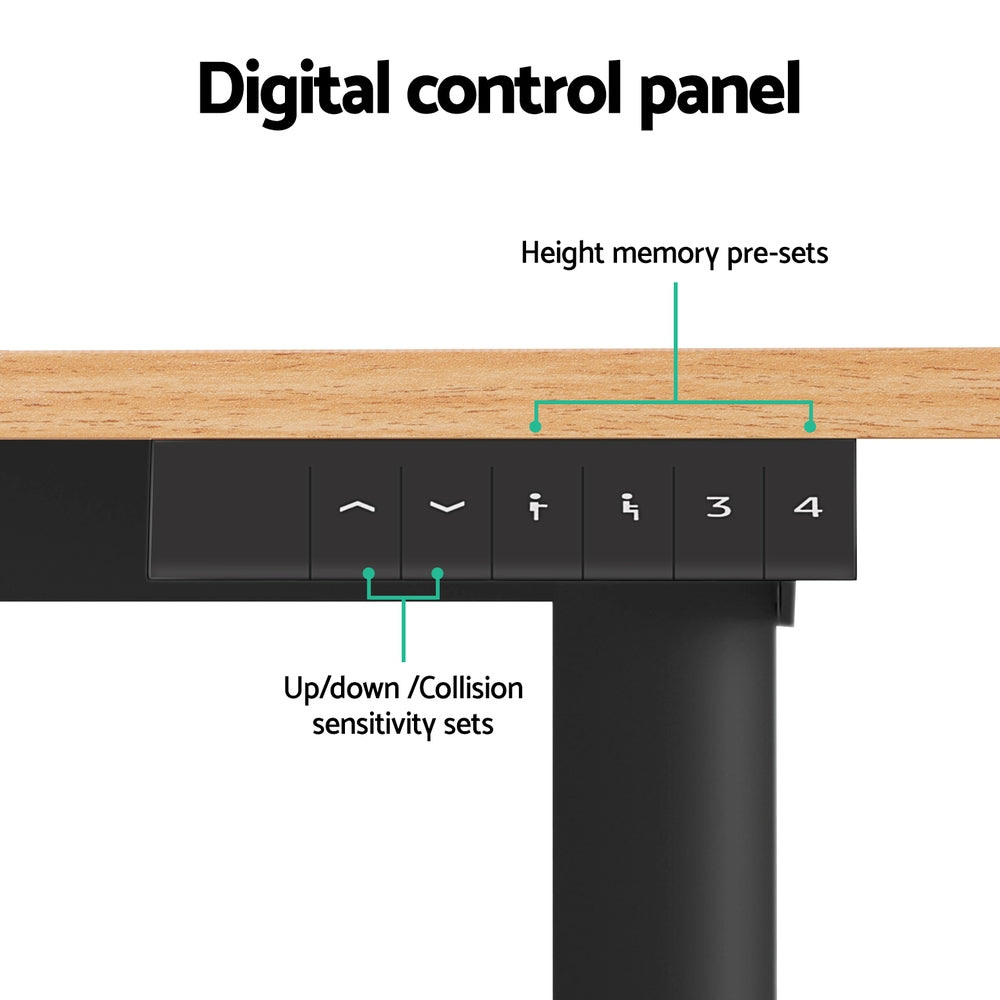 120CM Artiss Electric Standing Desk Sit Stand Desks Home Office Computer Desk Chez Guru