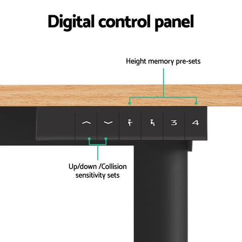 120CM Artiss Electric Standing Desk Sit Stand Desks Home Office Computer Desk Chez Guru