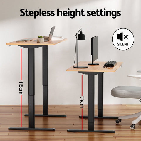 120CM Artiss Electric Standing Desk Sit Stand Desks Home Office Computer Desk Chez Guru