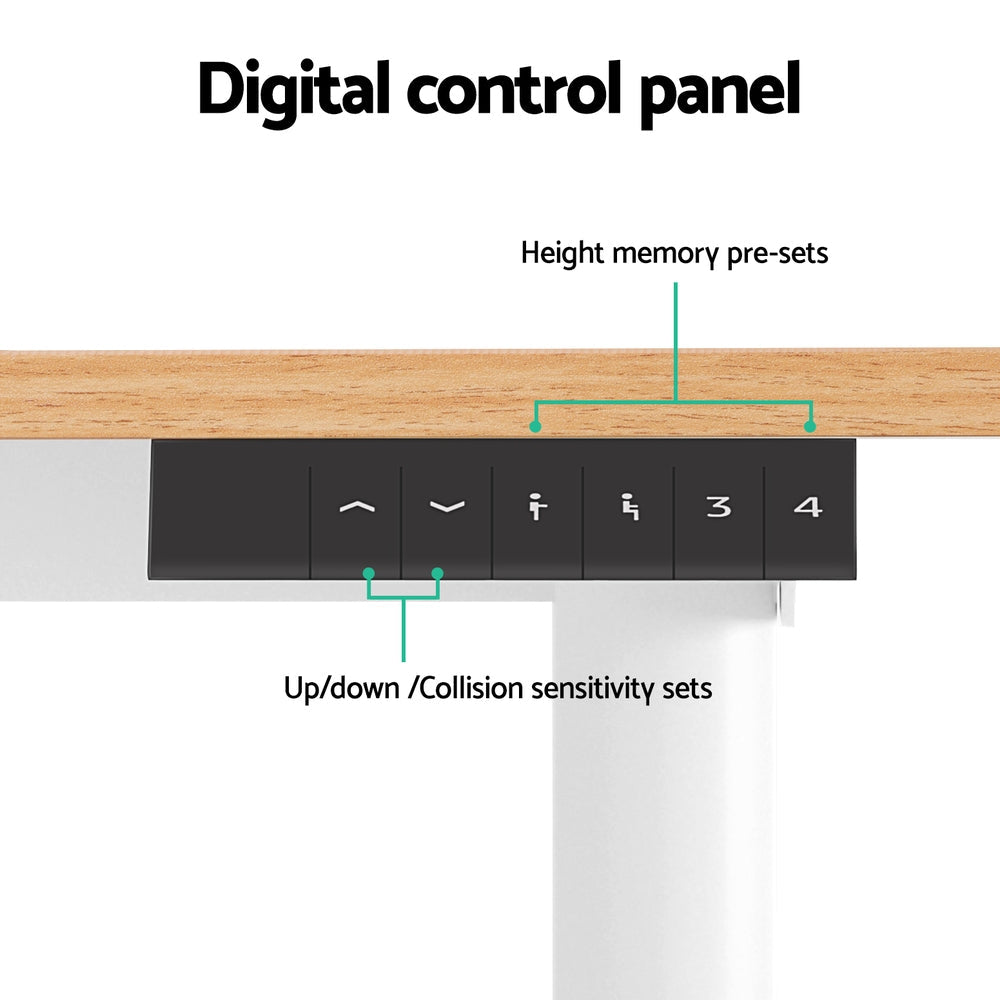 120CM Artiss Electric Standing Desk Sit Stand Desks Home Office Computer Desk Chez Guru