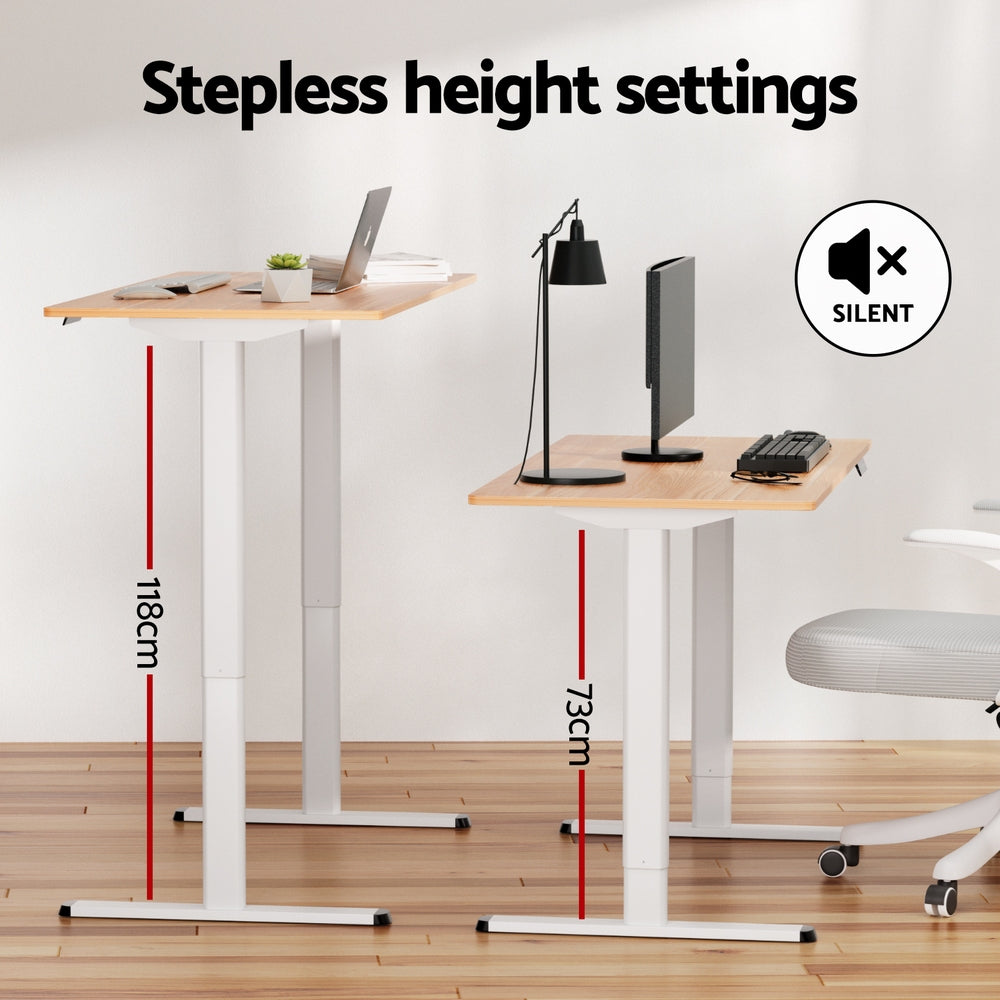 120CM Artiss Electric Standing Desk Sit Stand Desks Home Office Computer Desk Chez Guru
