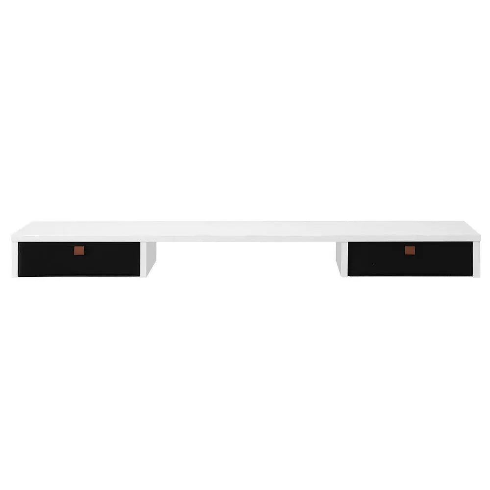 Artiss Standing Desk Desktop Storage Rack Shelf Removable Bookshelf Drawer 120cm Chez Guru