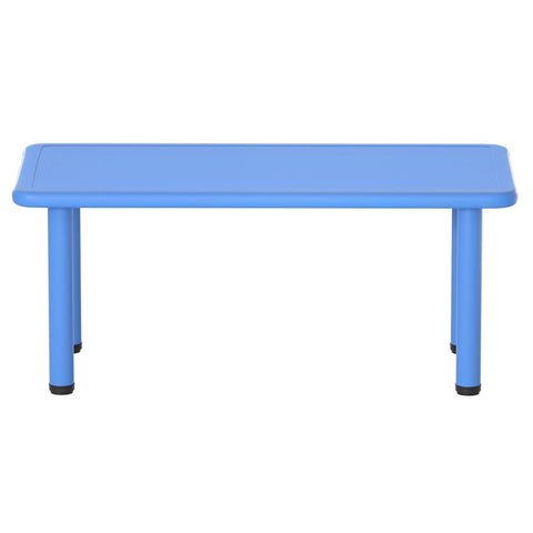 Keezi Kids Table Plastic Square Activity Study Desk 60X120CM Chez Guru