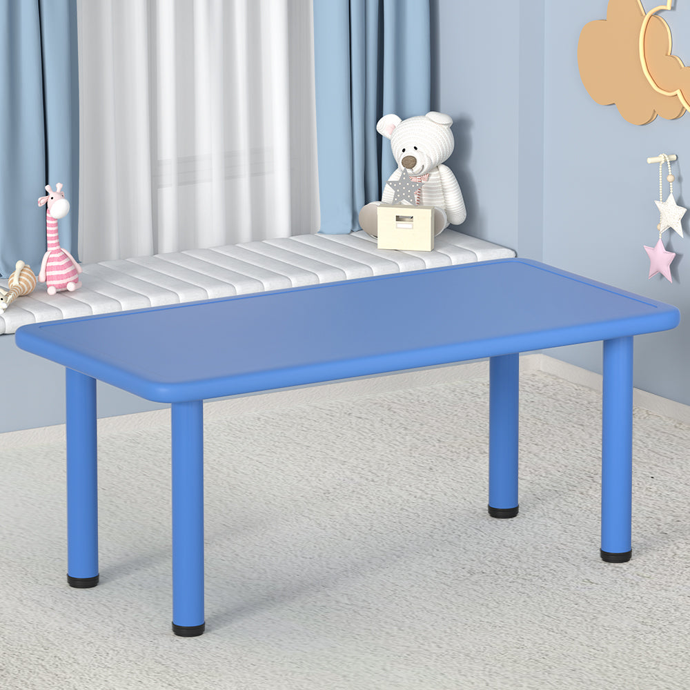 Keezi Kids Table Plastic Square Activity Study Desk 60X120CM Chez Guru