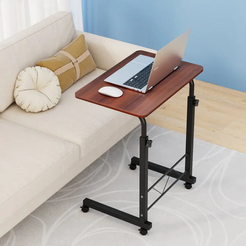 Artiss Laptop Desk Table Adjustable 60CM Dark Wood Chez Guru