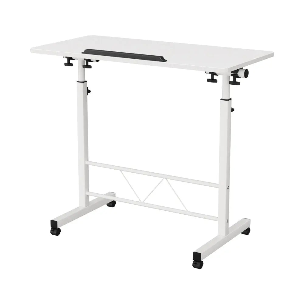 Artiss Laptop Desk Table Adjustable 80CM White Chez Guru