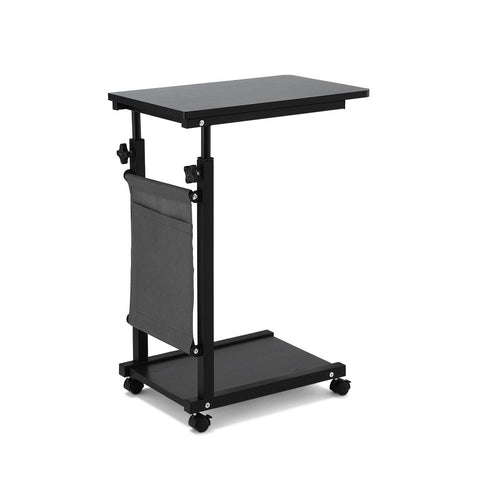 Artiss Laptop Desk Height Adjustable Mobile Workstation Computer Desks 48CM Black