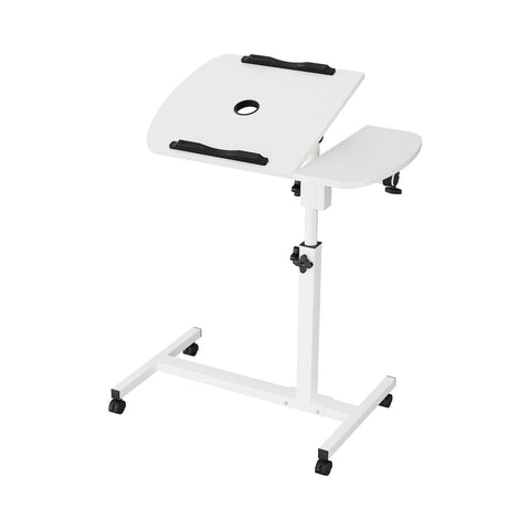 Artiss Laptop Desk Table Fan Cooling White 60CM Chez Guru